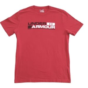 Under Armour Heatgear Loose  Short Sleeve Tee Red Size Medium